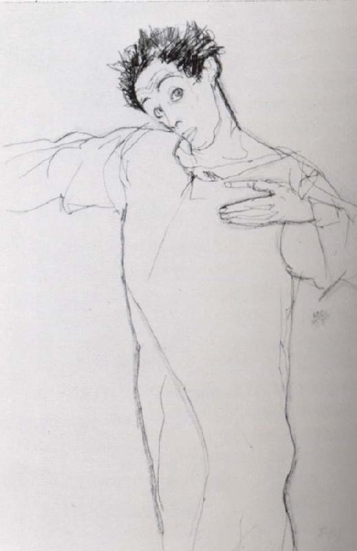 Egon Schiele Self portrait